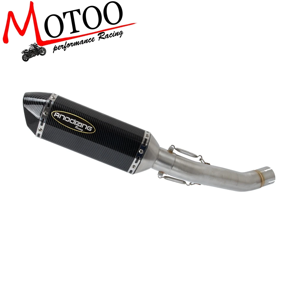 Выхлопная система мотоцикла без шнуровки средней трубы для Benelli 300 BJ300 BJ300GS TNT300 | Выхлопные трубы и системы -32961314167