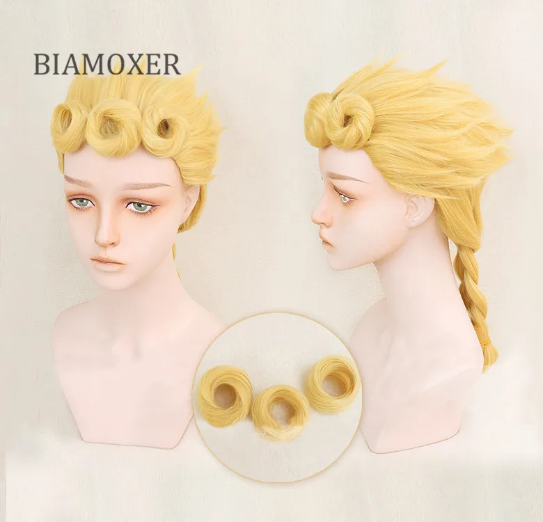 JoJo's Bizarre Adventure Giorno Giovanna Golden Cosplay Wig Styled Hair Halloween Role Play GIOGIO
JoJo's Bizarre Adventure Giorno Giovanna Golden Cosplay Wig Styled Hair Halloween Role Play GIOGIO