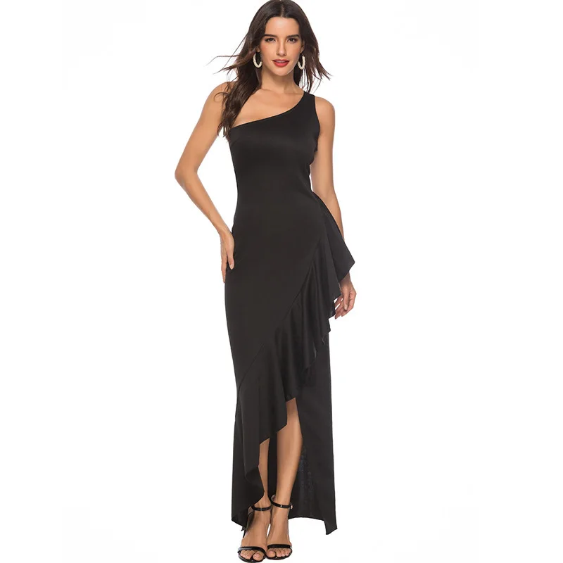 2019 Summer Shoulder Suit-dress Irregular Hem Long Sexy Party Dress Women Elegant Slim Dress
2019 Summer Shoulder Suit-dress Irregular Hem Long Sexy Party Dress Women Elegant Slim Dress
