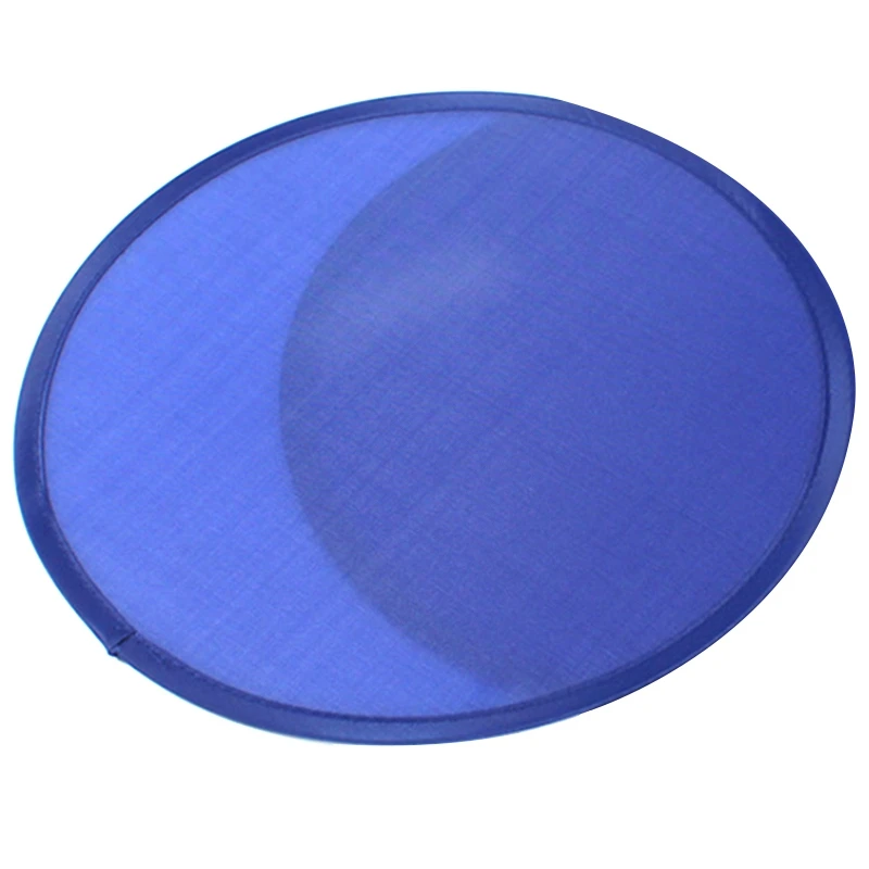 LBER Foldable Round Fan Blue Handheld Outdoor Cooling Fans Summer Portable Mini Folding Hand Fan|Декоративные вееры| |