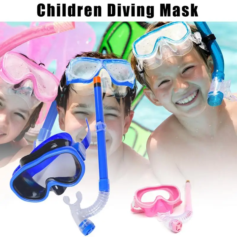 

Dry Snorkeling Swimming Diving Snorkel for Boy Girl Semi Kid Summer Outdoor Swimming Scuba Mask Goggles Set Diving Equipment