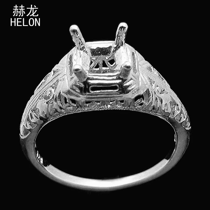 Art Nouveau 925 Sterling Silver Engagement Wedding Ring Semi Mount 5x5MM Princess Cut for Gemstone Fine Jewelry Ring Setting
Art Nouveau 925 Sterling Silver Engagement Wedding Ring Semi Mount 5x5MM Princess Cut for Gemstone Fine Jewelry Ring Setting