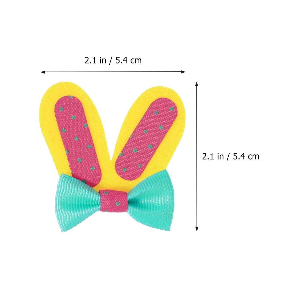 5pcs/Pack Easter Rabbit Ears Bowknots DIY Headwear Accessories Handmade Material Lovely Decoration (1) | Аксессуары для одежды
