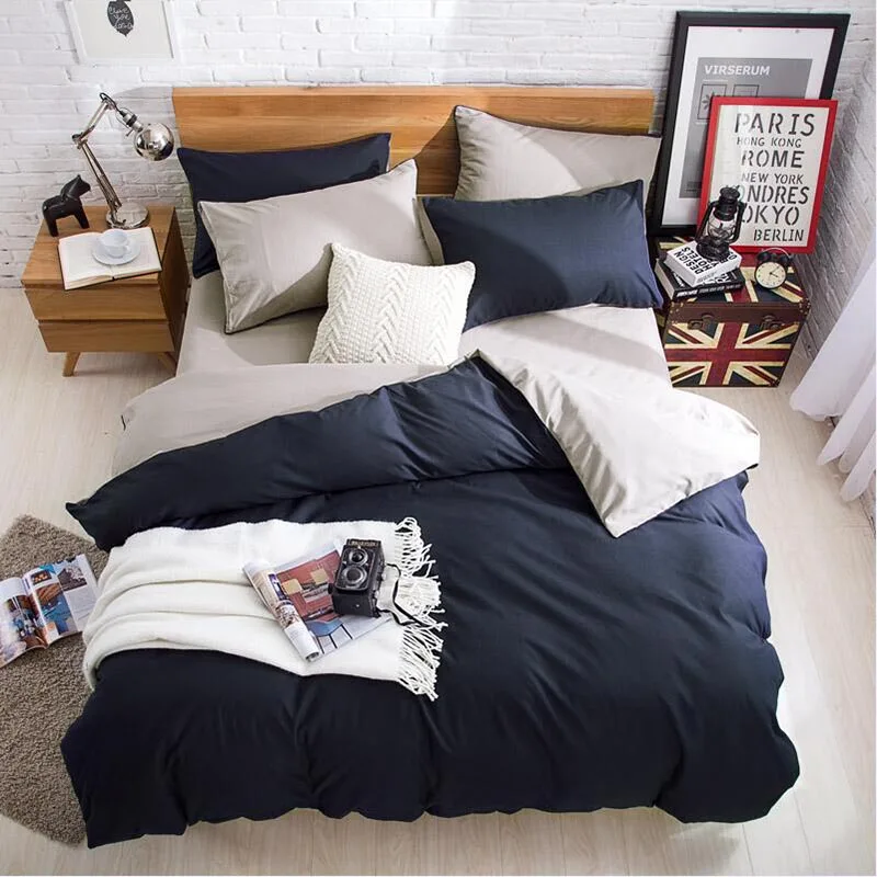 HZTRXUN Textile New Product Solid Color 4 Pcs Bedding Set Microfiber Bedclothes Navy Blue Bed Linens Duvet Cover Set Bed Sheet
HZTRXUN Textile New Product Solid Color 4 Pcs Bedding Set Microfiber Bedclothes Navy Blue Bed Linens Duvet Cover Set Bed Sheet