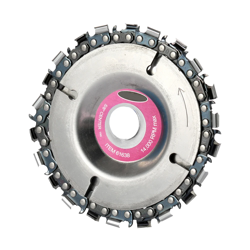 Grinder disc chain saw for Use with 4" or 4-1/2" Angle Grinders Cutting Carving Sculpting Accessories
Grinder disc chain saw for Use with 4" or 4-1/2" Angle Grinders Cutting Carving Sculpting Accessories