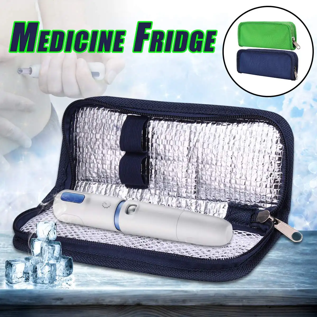 Portable Insulin Cooler Bag Medical Diabetic Insulin Travel Case Cooler Pill Box Bolsa Termica Aluminum Foil Ice Bag
Portable Insulin Cooler Bag Medical Diabetic Insulin Travel Case Cooler Pill Box Bolsa Termica Aluminum Foil Ice Bag
