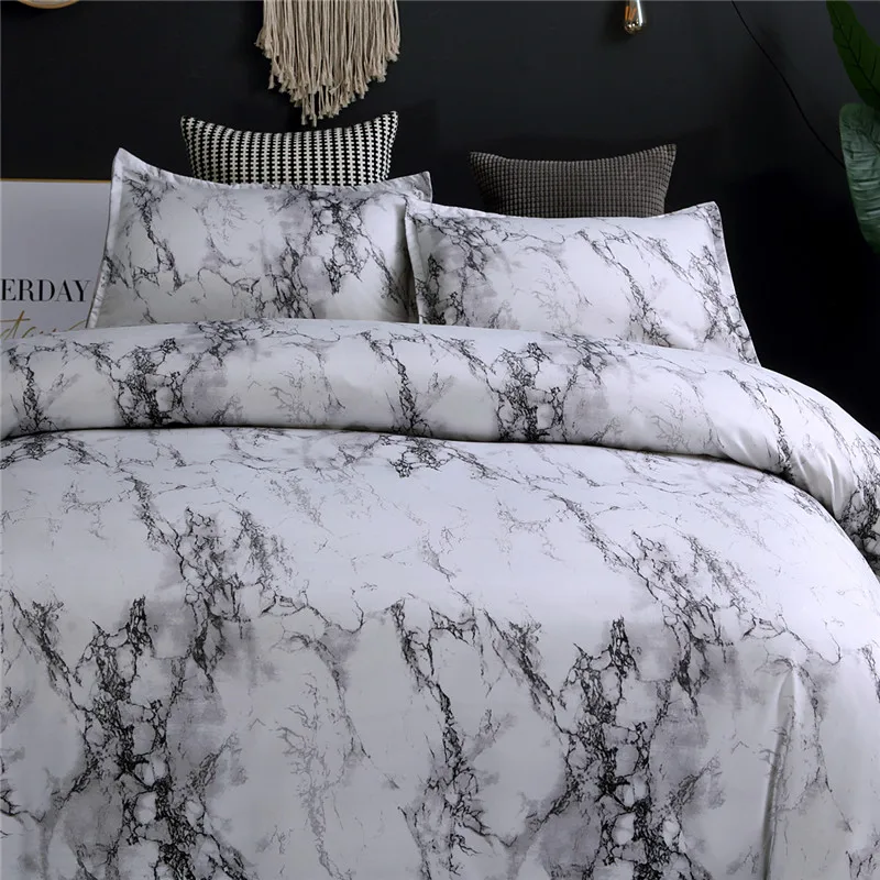 Marble Pattern Bedding Sets Duvet Cover Set 2/3pcs Bed Set Twin Double Queen Quilt Cover Bed linen (No Sheet No Filling) 22
Marble Pattern Bedding Sets Duvet Cover Set 2/3pcs Bed Set Twin Double Queen Quilt Cover Bed linen (No Sheet No Filling) 22