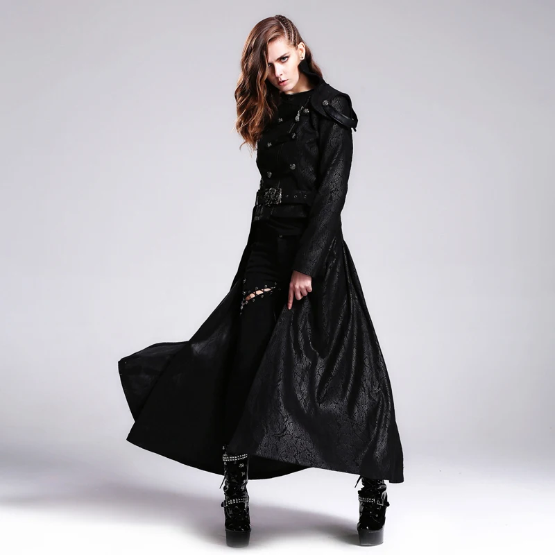 Devil Fashion Steampunk Vintage Women Detachable Long&Short Jacket Coats Black Casual Windbreakers Female Punk Handsome Jackets
Devil Fashion Steampunk Vintage Women Detachable Long&Short Jacket Coats Black Casual Windbreakers Female Punk Handsome Jackets
