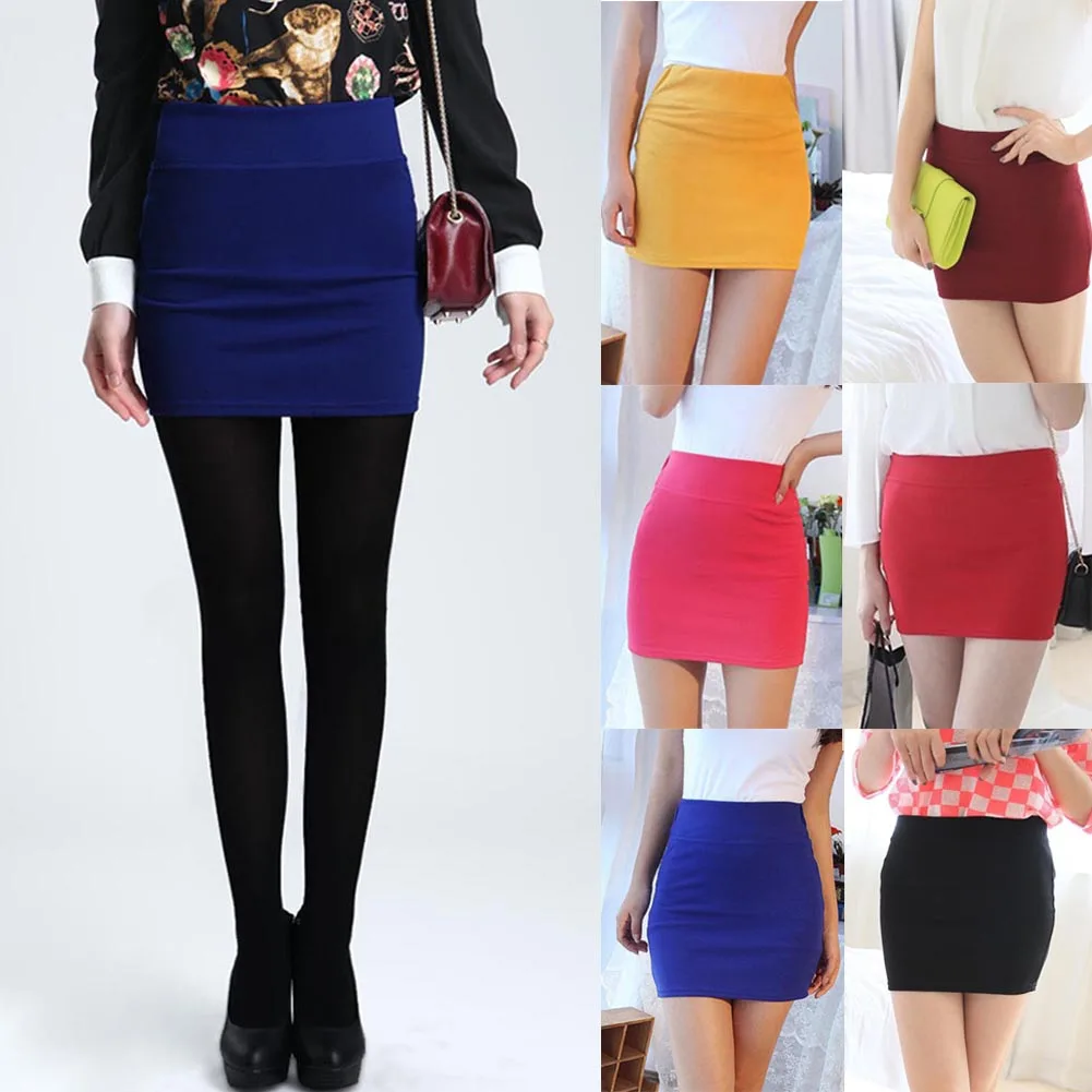 summer Women candy color Sexy Package Hip Pencil Skirt Seamless Elastic Pleated High Waist Slim Mini Skirts For Office Party
summer Women candy color Sexy Package Hip Pencil Skirt Seamless Elastic Pleated High Waist Slim Mini Skirts For Office Party