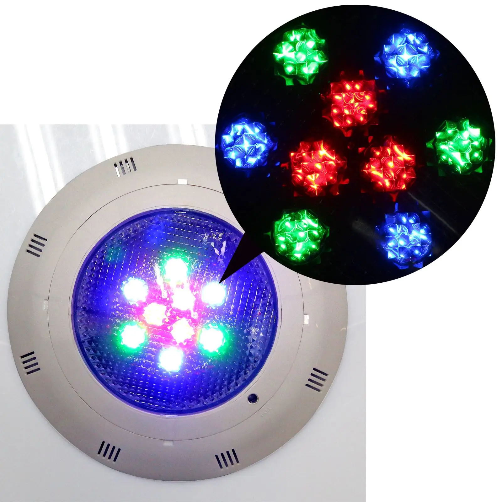 Светодиодный RGB подводный светильник для бассейна 9 Вт водонепроницаемый
