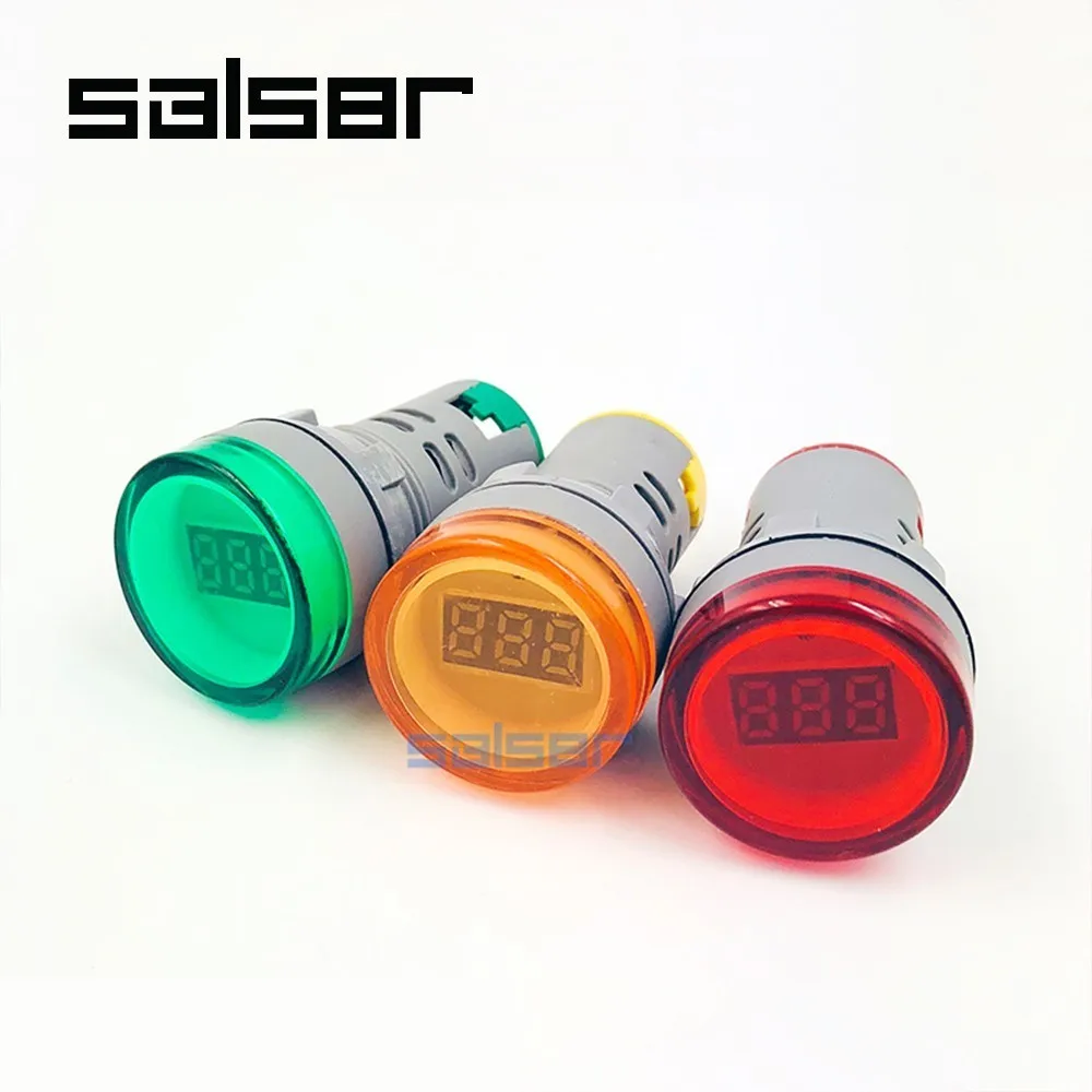 AD16-22DSV Mini Voltage Meter AC60-500V General Purpose Indicator Light 22mm LED lamp Digital Display Voltmeter (10PCS)
AD16-22DSV Mini Voltage Meter AC60-500V General Purpose Indicator Light 22mm LED lamp Digital Display Voltmeter (10PCS)