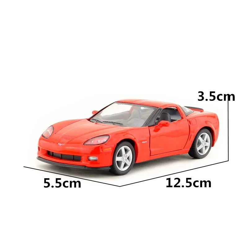 KINSMART Diecast Metal Model/1:36 Scale/2007 Chevrolet Corvette Z06 Super Car/Pull Back Toy for children's gift or Collection
KINSMART Diecast Metal Model/1:36 Scale/2007 Chevrolet Corvette Z06 Super Car/Pull Back Toy for children's gift or Collection