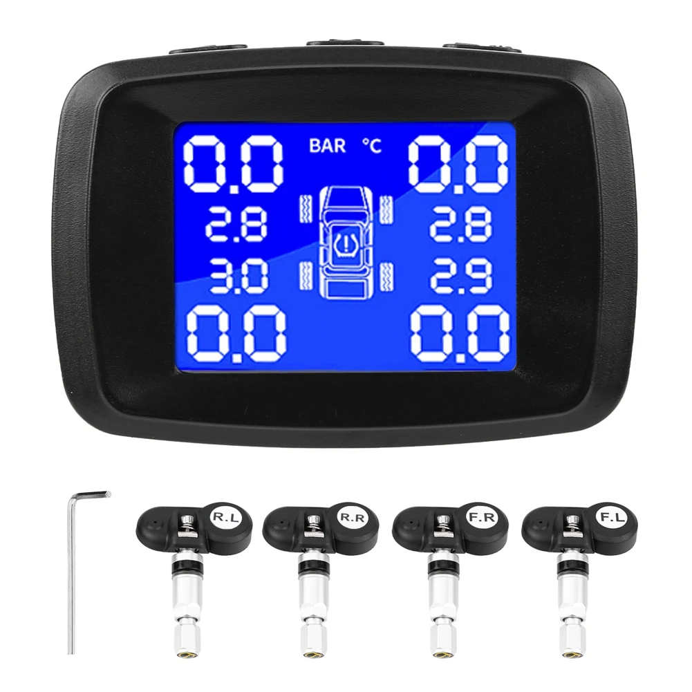 Car Tyre Pressure Monitoring System Cigarette Lighter LCD Monitor With 4 Internal Sensors Tire Pressure Sensor
Car Tyre Pressure Monitoring System Cigarette Lighter LCD Monitor With 4 Internal Sensors Tire Pressure Sensor