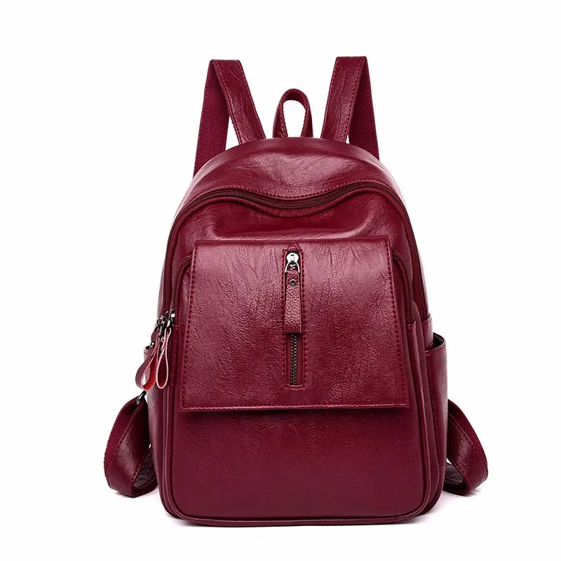 2019 Luxury Leather Backpacks Women Designer Ladies Bagpack Vintage Large Capacity Solid Backpacks For Girls Female Back Pack
2019 Luxury Leather Backpacks Women Designer Ladies Bagpack Vintage Large Capacity Solid Backpacks For Girls Female Back Pack