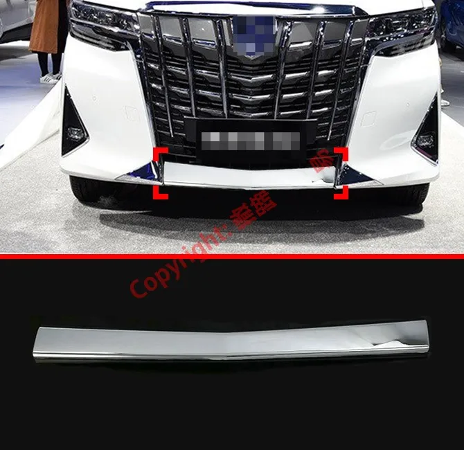 Stainless Steel Front Bumper Cover Trim For Toyota Alphard Vellfire AH30 Sport Edition 2019 2020 Car Accessories Stickers
Stainless Steel Front Bumper Cover Trim For Toyota Alphard Vellfire AH30 Sport Edition 2019 2020 Car Accessories Stickers