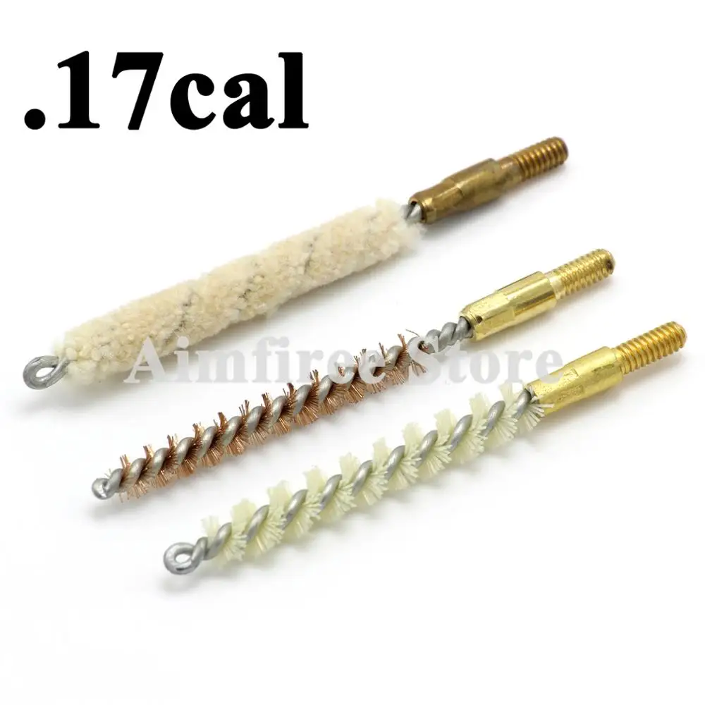 3Pcs/Lot .17cal Nylon Cotton Mop Phosphor Bronze Bore Brush Gun Cleaning Brush for Rifle Pistol Thread 5-40
3Pcs/Lot .17cal Nylon Cotton Mop Phosphor Bronze Bore Brush Gun Cleaning Brush for Rifle Pistol Thread 5-40
