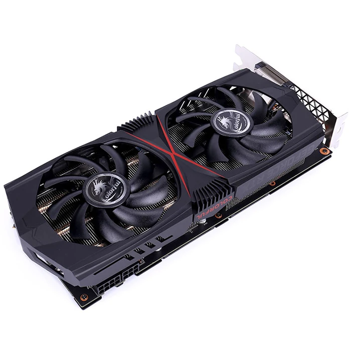 Цветная видеокарта GeForce RTX 2070 8G NVIDIA 1410 МГц GDDR6 8 gb Оперативная память cuda ядрами 2304
