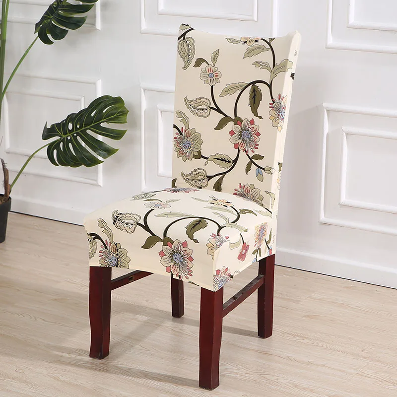 Spandex Floral Printing Chair Cover Protector Chair Anti-dirty Stretch Dining Chair Seat Cover for Banquet Party coprisedie 20
Spandex Floral Printing Chair Cover Protector Chair Anti-dirty Stretch Dining Chair Seat Cover for Banquet Party coprisedie 20