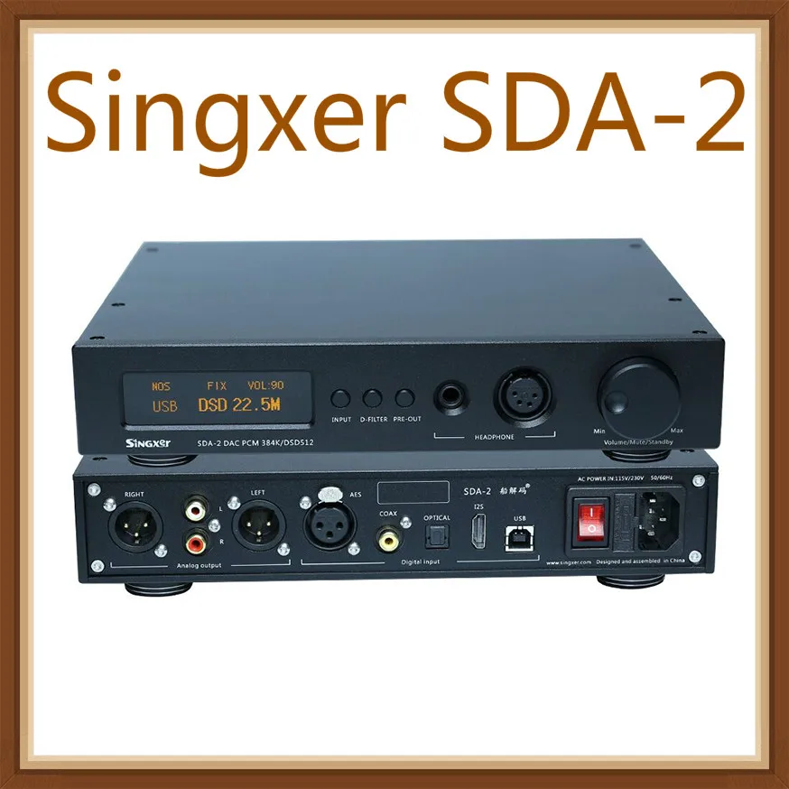 Singxer SDA-2 DAC NOS встроенное декодирование DSD512, декодер AK4497 усилитель для наушников AMP DSD DAC
Singxer SDA-2 DAC NOS встроенное декодирование DSD512, декодер AK4497 усилитель для наушников AMP DSD DAC