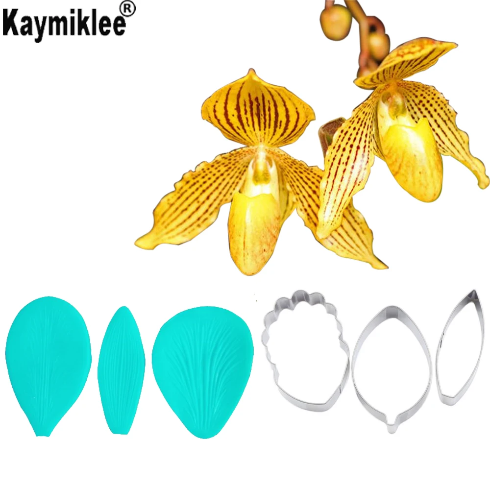 Orchid Petal Veiner &Cutter Silicone Cake Decorating Molds Cake Gumpaste Molds Cake Decorating Moulds Cake Chocolate Tools CS210
Orchid Petal Veiner &Cutter Silicone Cake Decorating Molds Cake Gumpaste Molds Cake Decorating Moulds Cake Chocolate Tools CS210