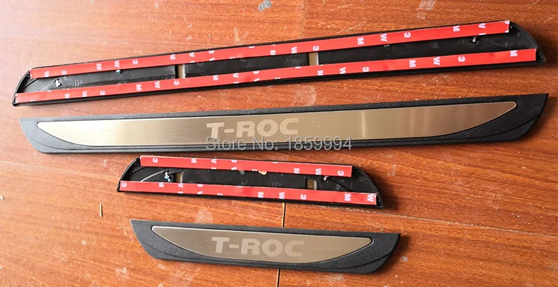 for 2018 2019 VW T-ROC TROC t-rock car scuff plate door sill trim welcome pedal exterior trim
for 2018 2019 VW T-ROC TROC t-rock car scuff plate door sill trim welcome pedal exterior trim