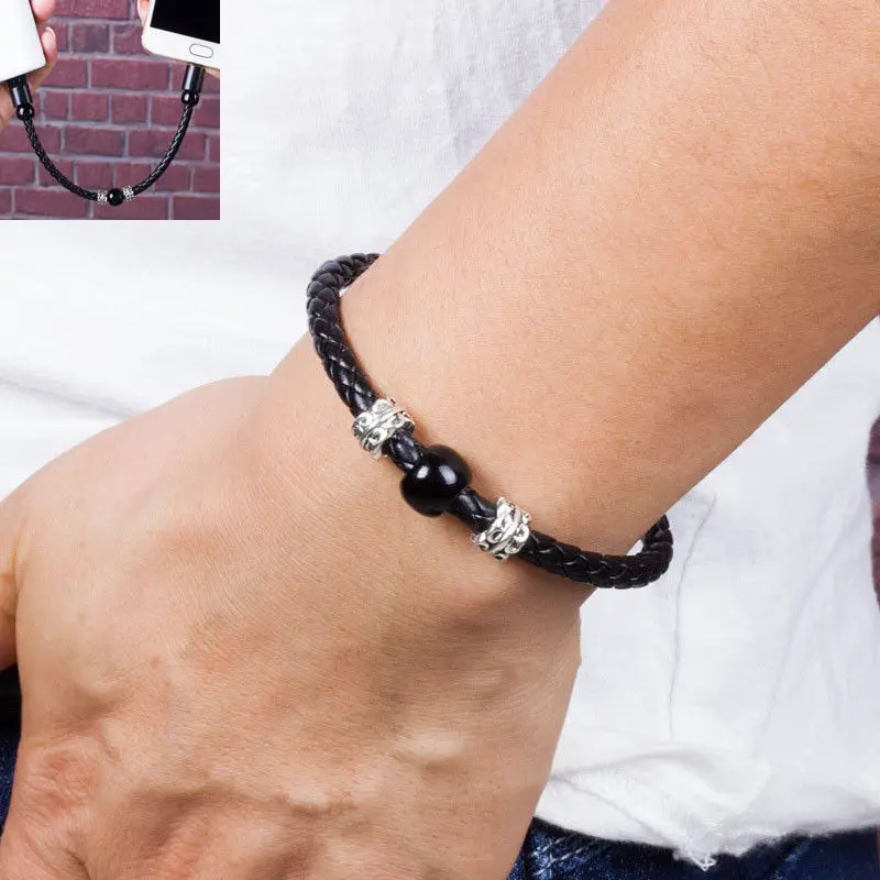 Creative USB Charging Charger Data Bracelets Cable Gadgets for iPhone Huawei Type C Micro USB Portable Jewelry Beads Wrist Band
Creative USB Charging Charger Data Bracelets Cable Gadgets for iPhone Huawei Type C Micro USB Portable Jewelry Beads Wrist Band