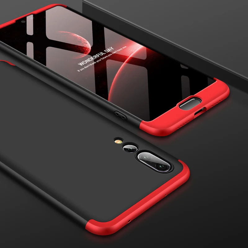 Чехол для Huawei P20 с полной защитой на 360 градусов задняя крышка противоударный