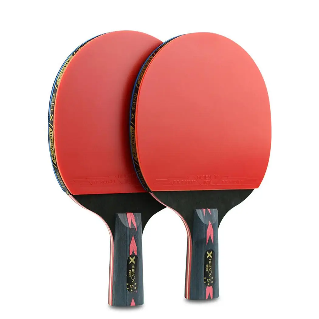 2 шт. набор ракеток для настольного тенниса из углерода легкая мощная ракетка