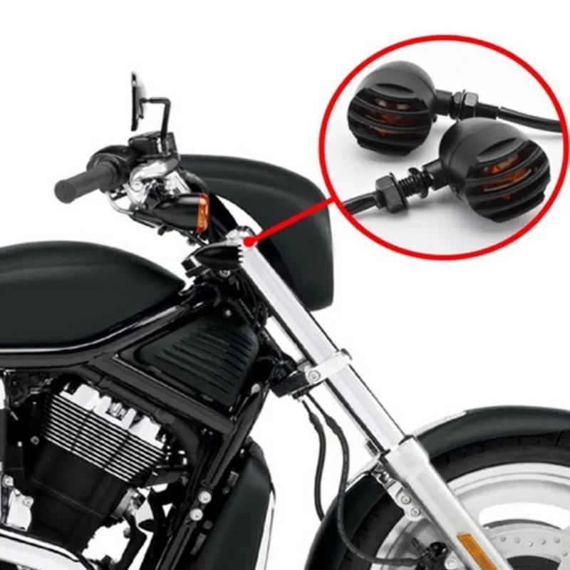 4 X Motorcycle Turn Signal Light Light Bullet Steel Motorbike Flashers for Cruiser for Harley Davidson Cafe Racer
4 X Motorcycle Turn Signal Light Light Bullet Steel Motorbike Flashers for Cruiser for Harley Davidson Cafe Racer