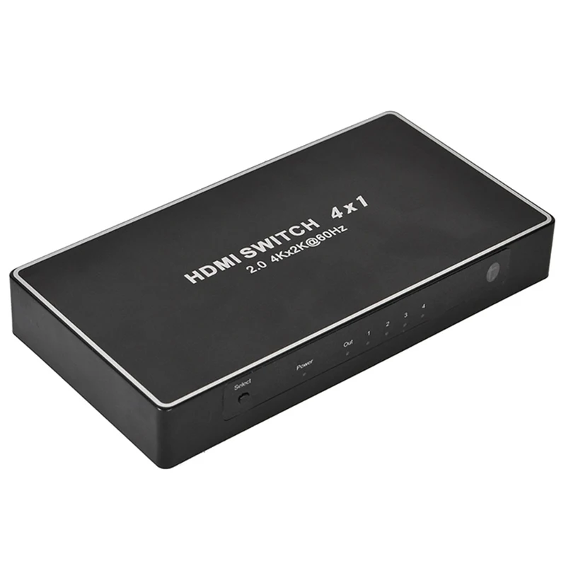 Лучшие предложения 4 порта Hdmi переключатель 2 0 сплиттер 60 Гц 3D 1080P Full Hd входа 1