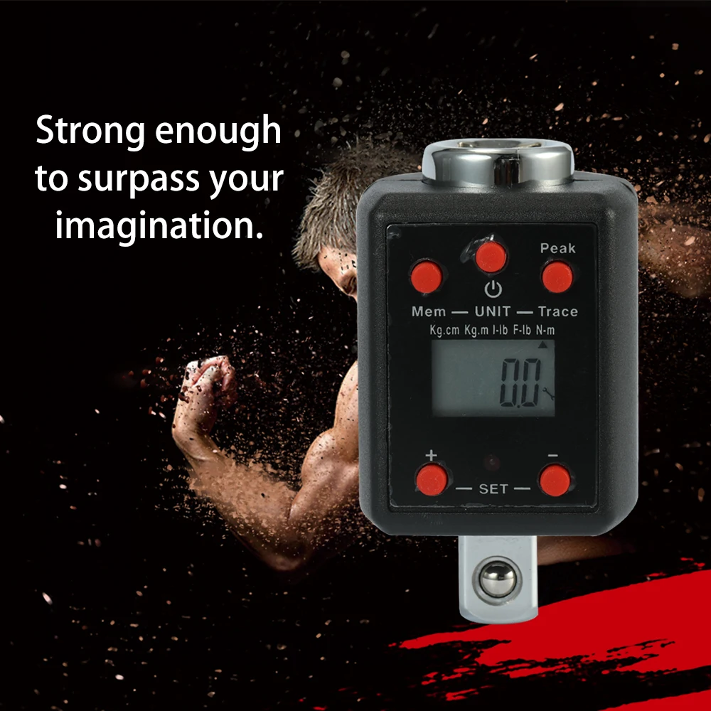 High Precision Electronic Digital Display Torquemeter Adjustable Torque Meter 1.5-1000Nm Professional Universal Wrench
High Precision Electronic Digital Display Torquemeter Adjustable Torque Meter 1.5-1000Nm Professional Universal Wrench