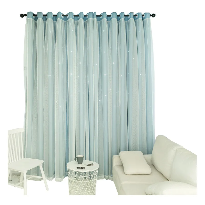 Popangel New Style Curtains Korean Double Princess Cutout Star Blackout Curtains Girl Bedroom Shading Finished Curtain Fabric
Popangel New Style Curtains Korean Double Princess Cutout Star Blackout Curtains Girl Bedroom Shading Finished Curtain Fabric