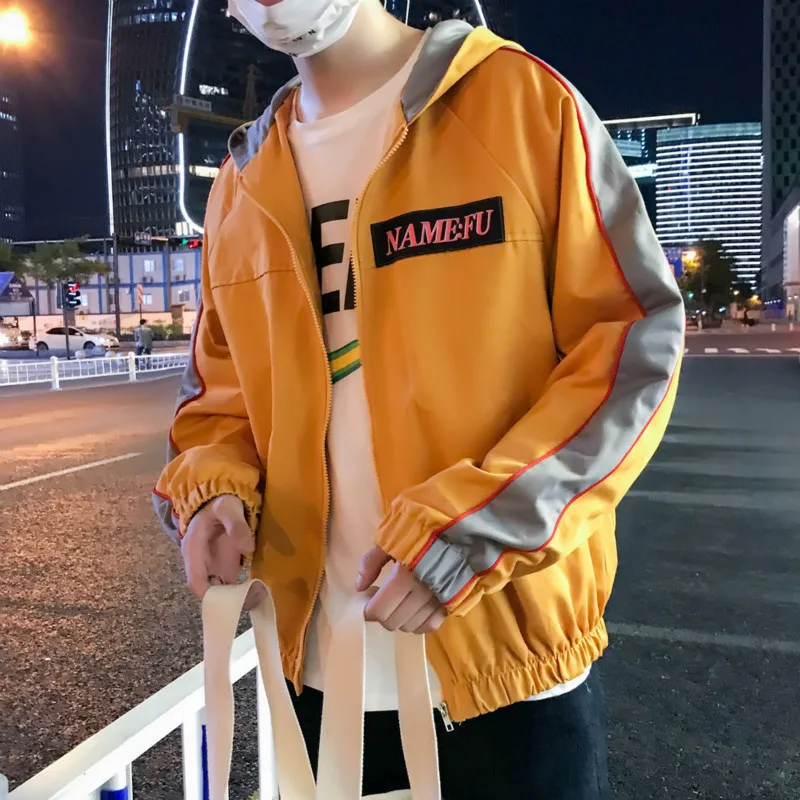 New Man Cotton Jacket Spring New Fashion Pattern Split Joint bomber Striped windbreaker streetwear hip hop Free shipping Black
New Man Cotton Jacket Spring New Fashion Pattern Split Joint bomber Striped windbreaker streetwear hip hop Free shipping Black