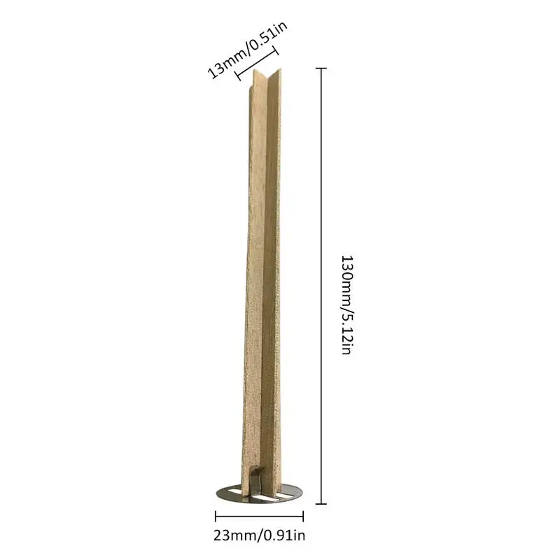 50PCS Cross Wooden Candle Wicks Natural Candle Cores With Metal Base For Handmade Candle Making DIY Craft Decoration Supplies
50PCS Cross Wooden Candle Wicks Natural Candle Cores With Metal Base For Handmade Candle Making DIY Craft Decoration Supplies