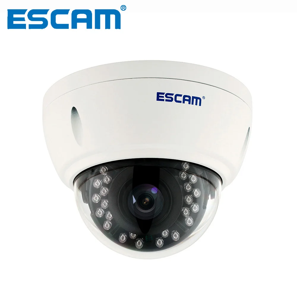 

Escam QD420 Dome IP Camera H.265 4MP 1520P Onvif P2P IR Outdoor Surveillance Night Vision Security CCTV Camera Android iPhone