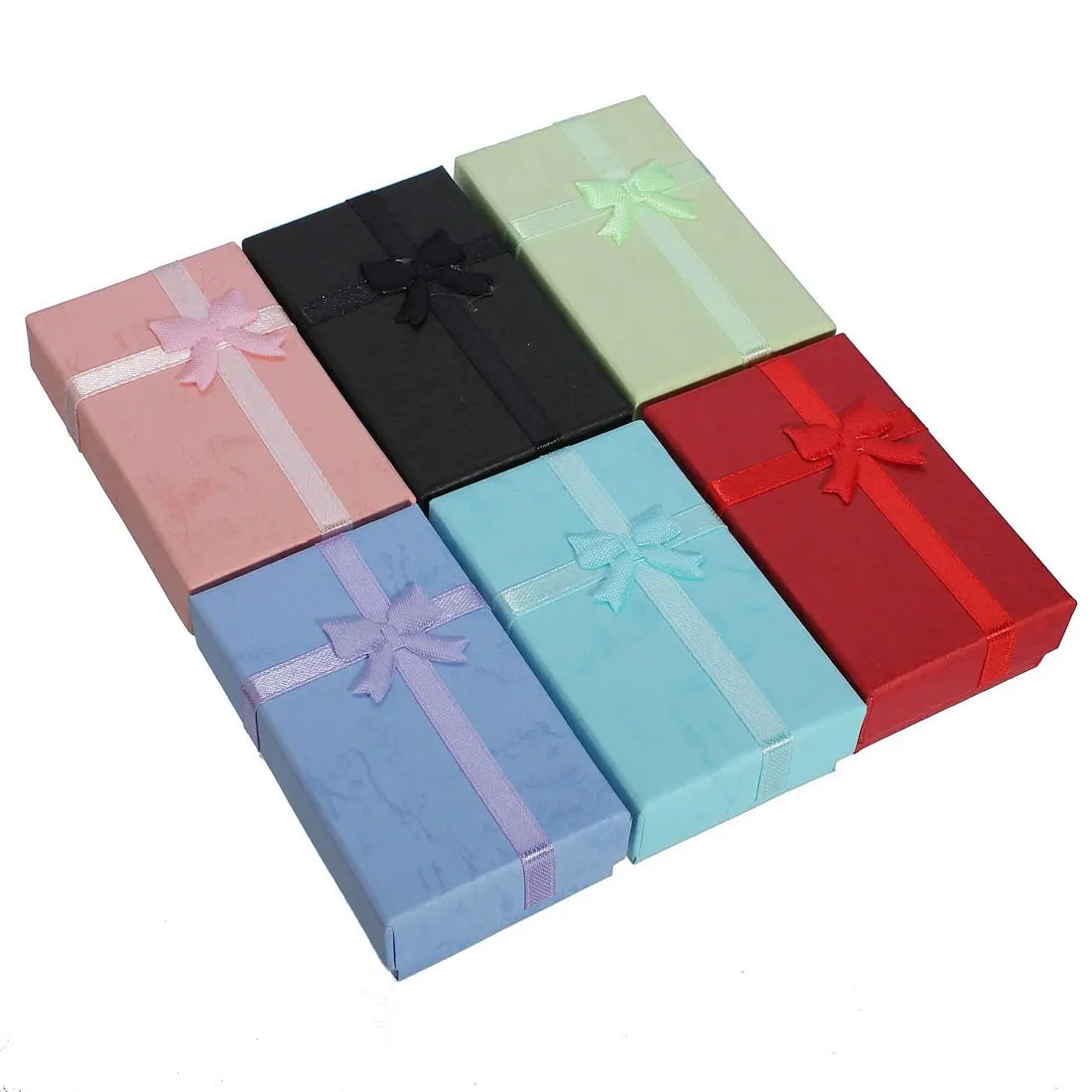 5PCS Paper Package Bowknot Jewelry Necklace Bracelet Earring Ring Gift Box Case, Style-4 Rectangle(8.5X5cm)
5PCS Paper Package Bowknot Jewelry Necklace Bracelet Earring Ring Gift Box Case, Style-4 Rectangle(8.5X5cm)