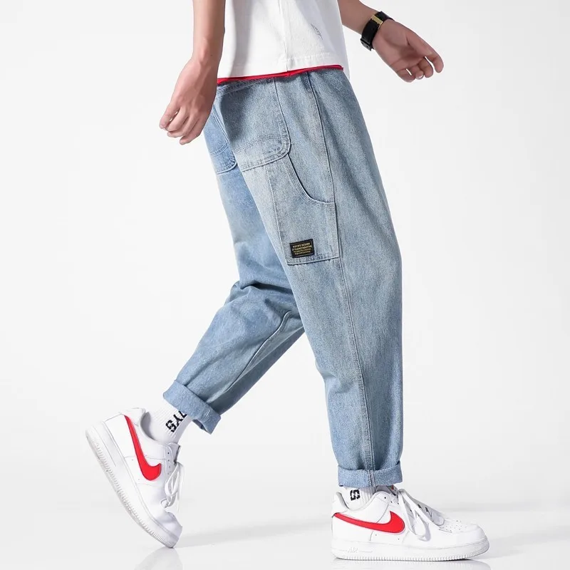 Mens Hip Pop Big & Tall Relaxed Athletic Taper Fit Jean Pants Men Fashion Mutil Pockets Denim Cotton Cargo Pants Men 5XL Plus
Mens Hip Pop Big & Tall Relaxed Athletic Taper Fit Jean Pants Men Fashion Mutil Pockets Denim Cotton Cargo Pants Men 5XL Plus