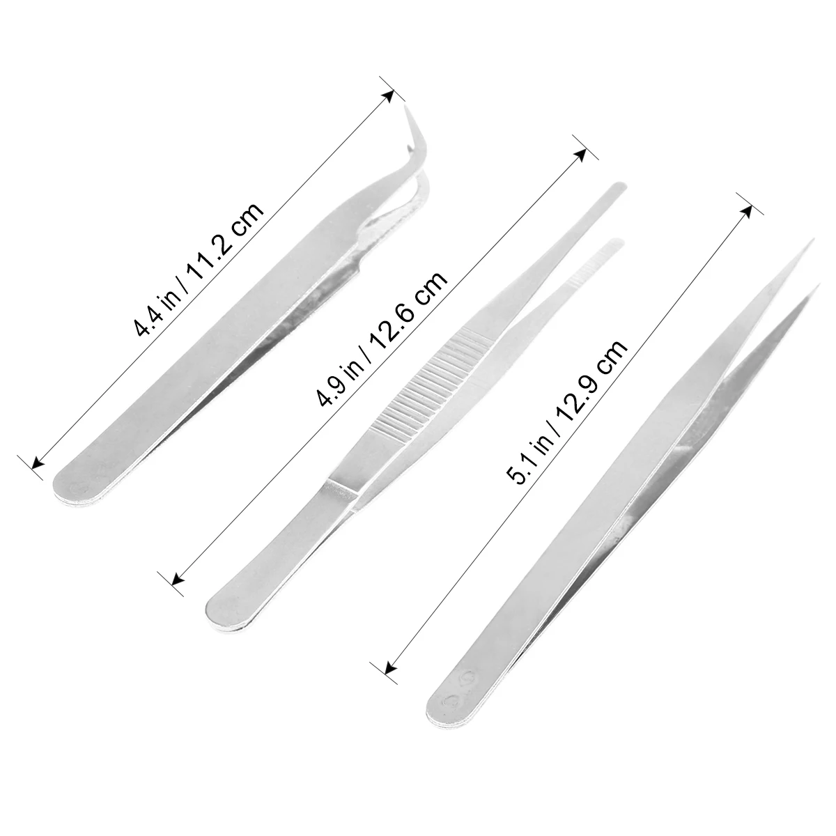 3PCS Premium Tweezers Stainless Steel Nipper Clipper for DIY Crafts (Straight+Curved+Blunt Serrated)
3PCS Premium Tweezers Stainless Steel Nipper Clipper for DIY Crafts (Straight+Curved+Blunt Serrated)
