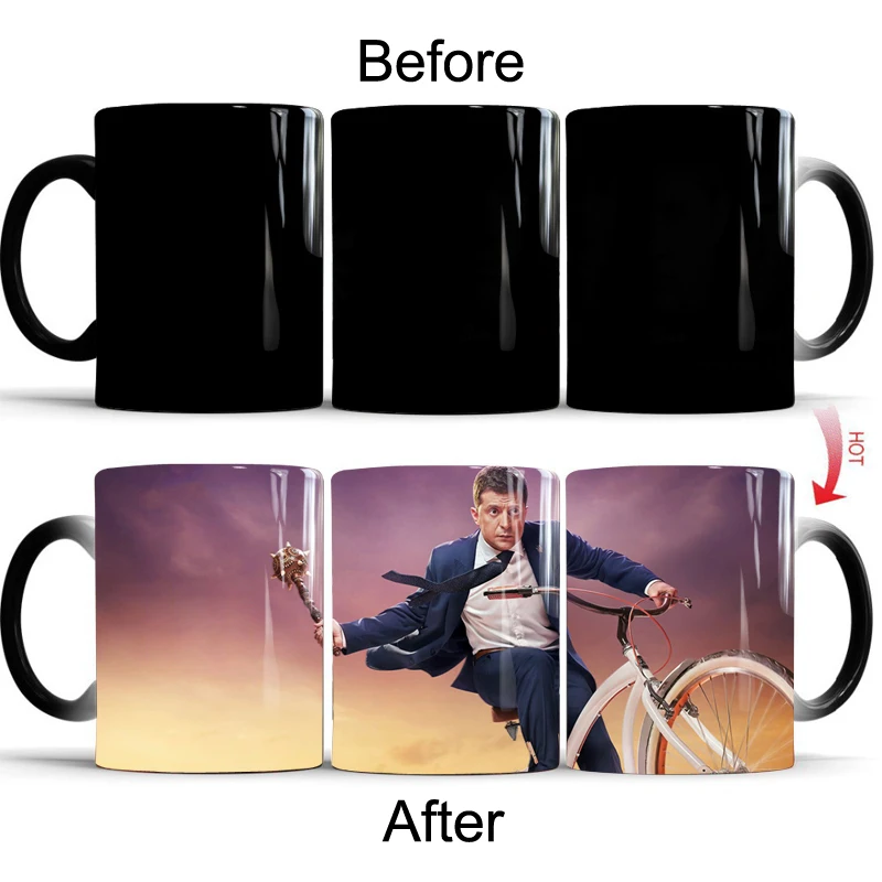 Ukraine 2019 President Comedian Volodymyr Zelensky Servant of the People Hot Drink Cup Color Changing Mug Wine Tea Cup Gifts
Ukraine 2019 President Comedian Volodymyr Zelensky Servant of the People Hot Drink Cup Color Changing Mug Wine Tea Cup Gifts