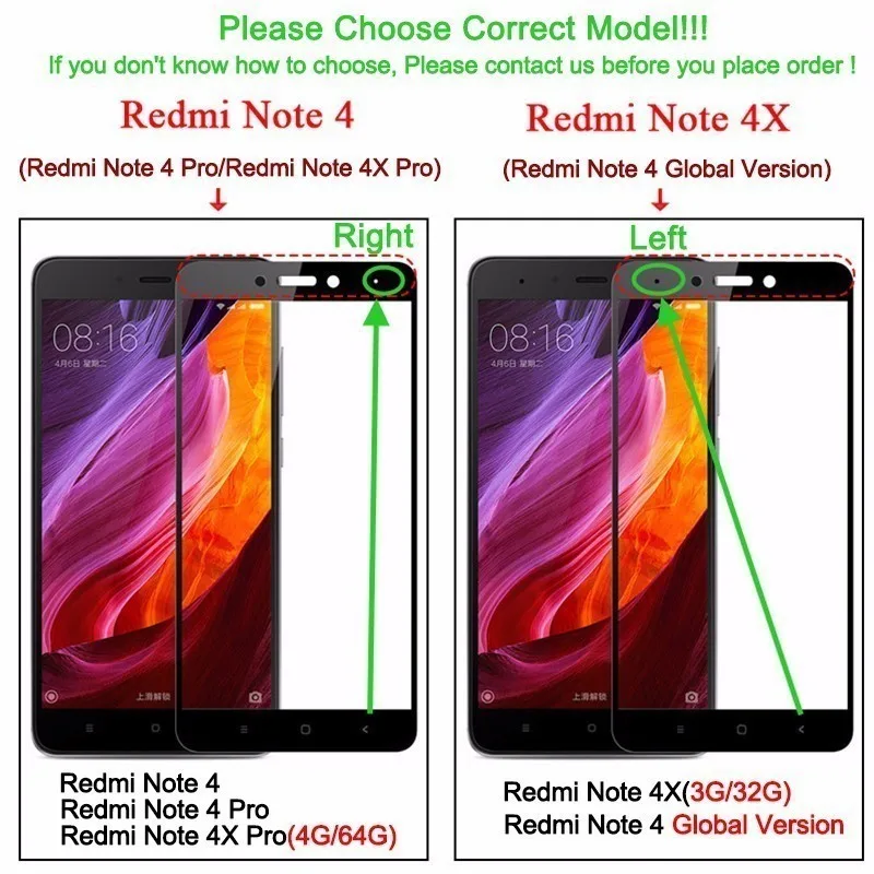 Закаленное стекло для Xiaomi Redmi Note 4X полное покрытие защита экрана 9 H Защитная