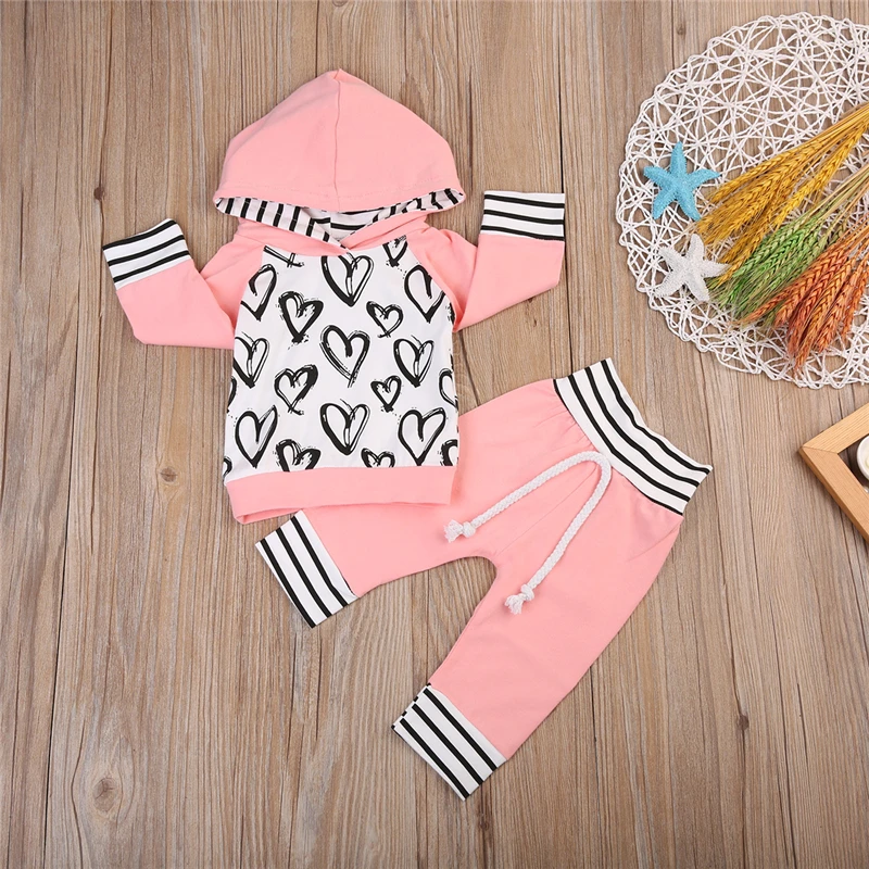 CANIS 2019 New Autumn Winter Cute Newborn Kids Baby Girl Clothes Pink Warm Hooded T-shirt Tops+Pants Children Outfits Set
CANIS 2019 New Autumn Winter Cute Newborn Kids Baby Girl Clothes Pink Warm Hooded T-shirt Tops+Pants Children Outfits Set