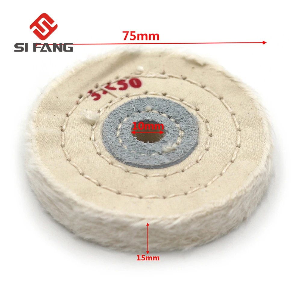 Cotton Lint Cloth Buffing Wheel 10mm Inner Hole Buffing Polishing Wheel Buffer Polish Pad For Abrasive Tools Grinder
Cotton Lint Cloth Buffing Wheel 10mm Inner Hole Buffing Polishing Wheel Buffer Polish Pad For Abrasive Tools Grinder