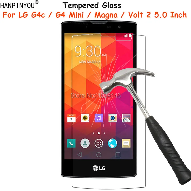 Протектор экрана из закаленного стекла для LG G4c / G4 Mini G4Mini Magna Volt 2 5 0 дюйма