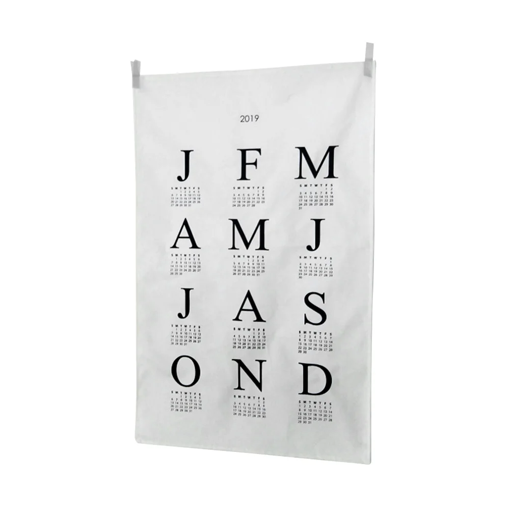 Large Wall Decor Decorations Home Hanging Cloth 2019 Calendar Letter Innovative Cotton
Large Wall Decor Decorations Home Hanging Cloth 2019 Calendar Letter Innovative Cotton