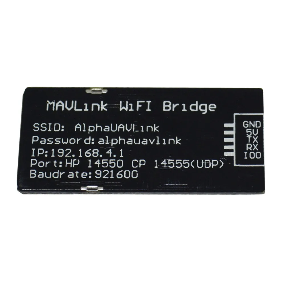 MAVLink Wifi Bridge 2.4G Wireless Wifi Telemetry Module with Antenna for Pixhawk APM Flight Controller RC FPV Racing Drone
MAVLink Wifi Bridge 2.4G Wireless Wifi Telemetry Module with Antenna for Pixhawk APM Flight Controller RC FPV Racing Drone