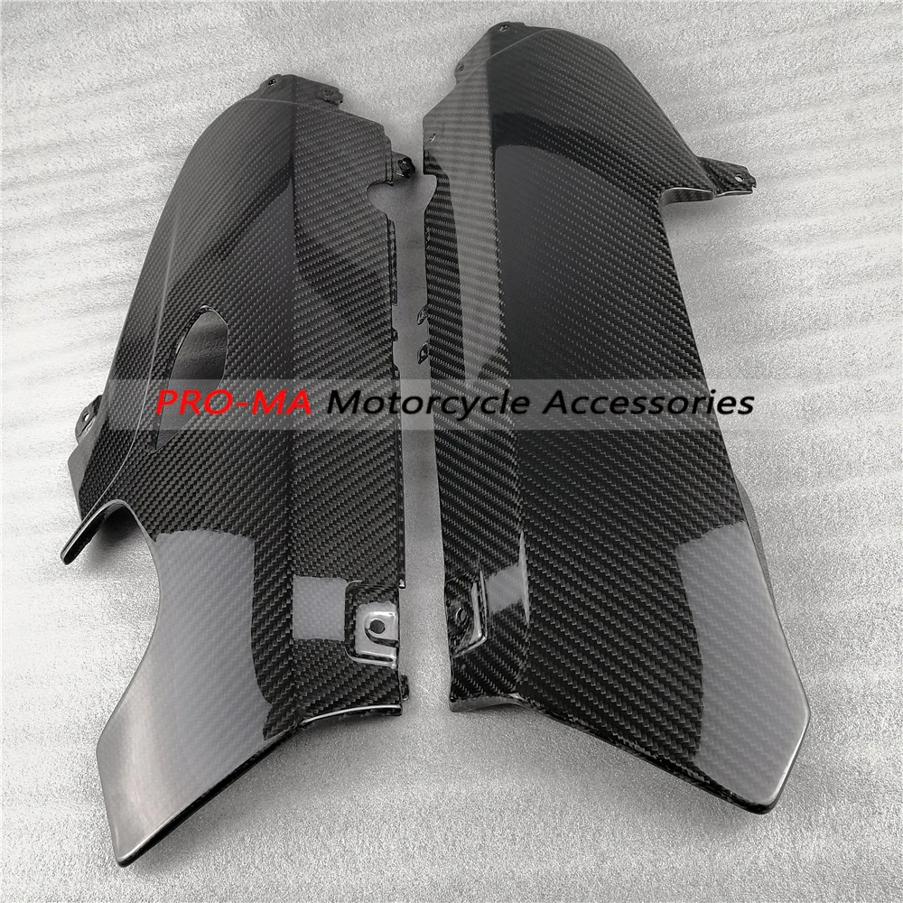 Мотоциклетная сковорода для живота из углеродного волокна BMW S1000RR 2012 2014 Twill