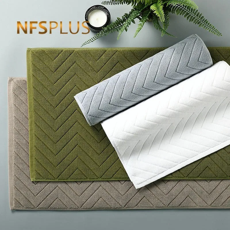 Cotton Bathroom Carpet 45x75cm Solid White Green Khaki Grey Geometric Pattern Anti-Slip Floor Mat Door Carpet for Bathtub Toilet
Cotton Bathroom Carpet 45x75cm Solid White Green Khaki Grey Geometric Pattern Anti-Slip Floor Mat Door Carpet for Bathtub Toilet