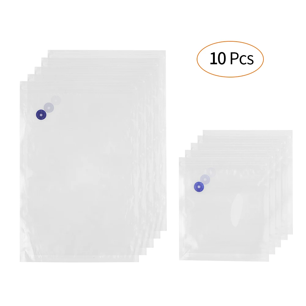 HOMGEEK 10pcs Food Storage Bags Reusable Food Vacuum Sealer Bags for Food Storage Cooking BPA Free Storage Bag
HOMGEEK 10pcs Food Storage Bags Reusable Food Vacuum Sealer Bags for Food Storage Cooking BPA Free Storage Bag