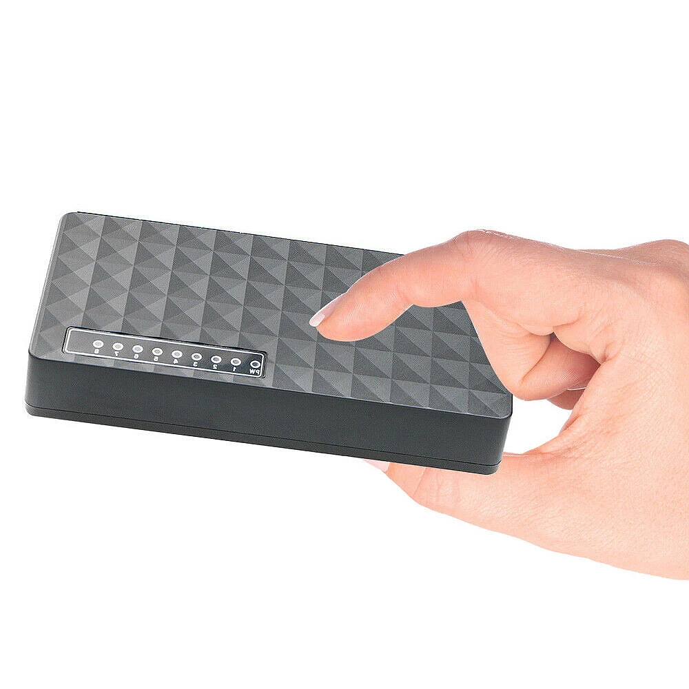 10/100 Mbps 8 Ports Poe Ethernet Lan Desktop Network Switch Hub Adapter(Eu Plug)
10/100 Mbps 8 Ports Poe Ethernet Lan Desktop Network Switch Hub Adapter(Eu Plug)