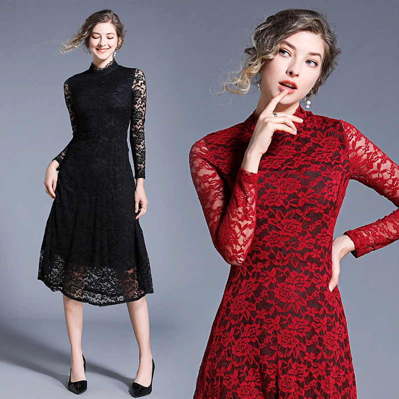 Long-sleeved Long Runway Party Lace Dress Ropa Mujer Invierno 2019 Jacquard Women Maxi Dress Vestido Mujer party
Long-sleeved Long Runway Party Lace Dress Ropa Mujer Invierno 2019 Jacquard Women Maxi Dress Vestido Mujer party